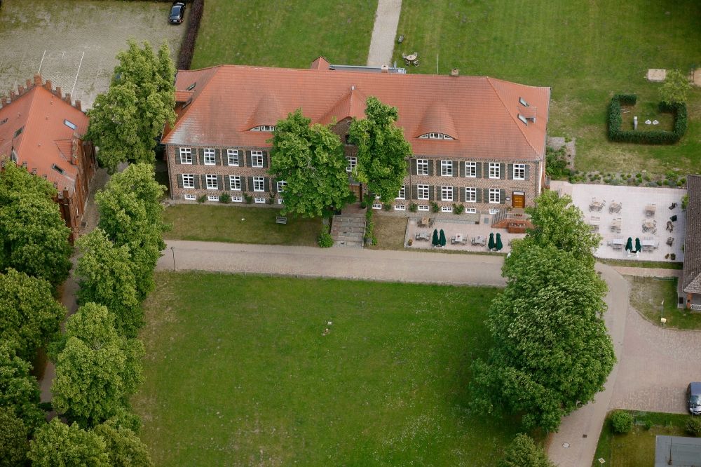 Aerial photograph Ludorf - Romantik Hotel Manor House Ludorf in Mecklenburg - West Pomerania