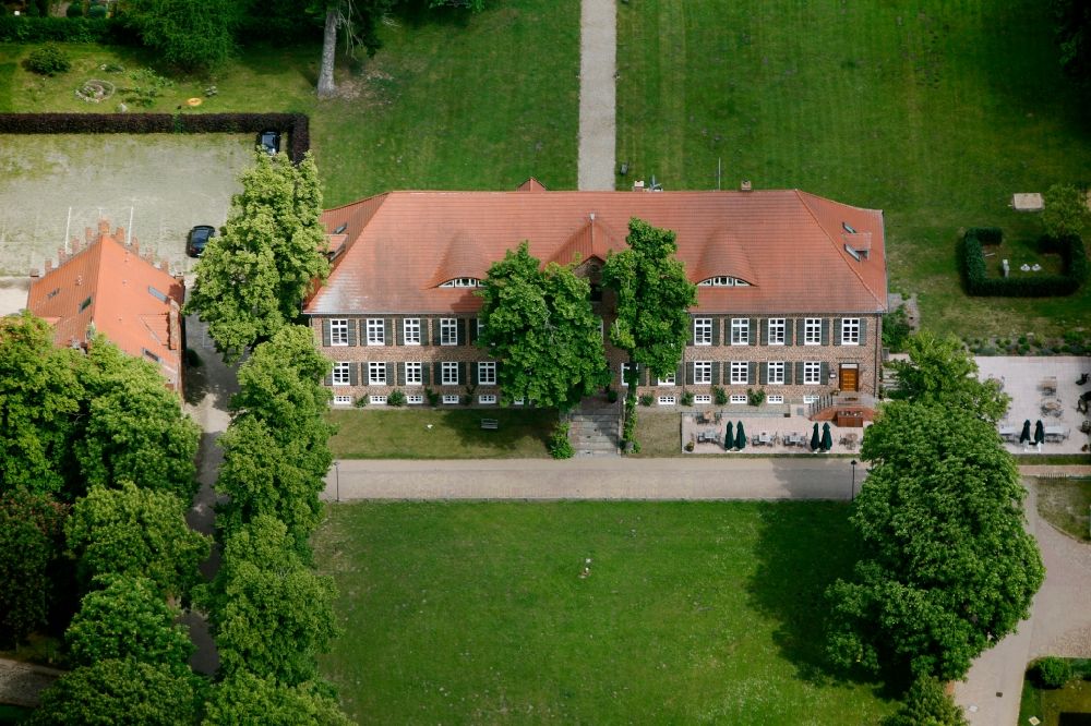 Ludorf from above - Romantik Hotel Manor House Ludorf in Mecklenburg - West Pomerania