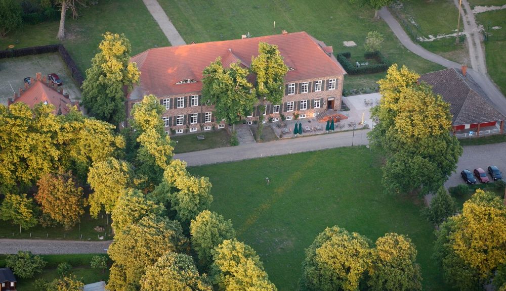 Aerial photograph Ludorf - Romantik Hotel Manor House Ludorf in Mecklenburg - West Pomerania