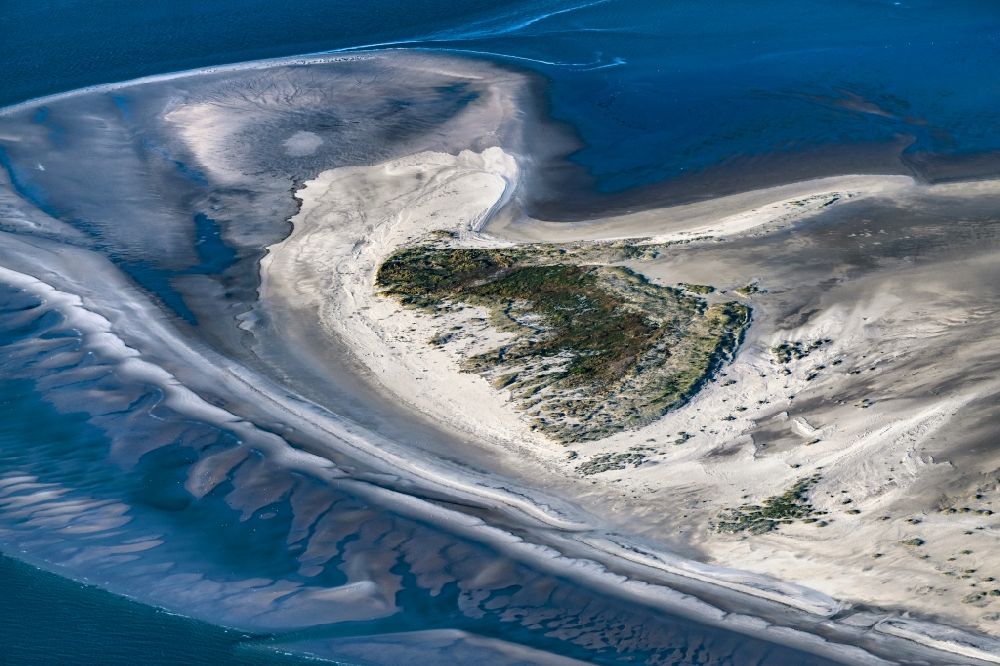 Aerial photograph Pellworm - Sandbank Hallig-Japsand in the state of Schleswig-Holstein