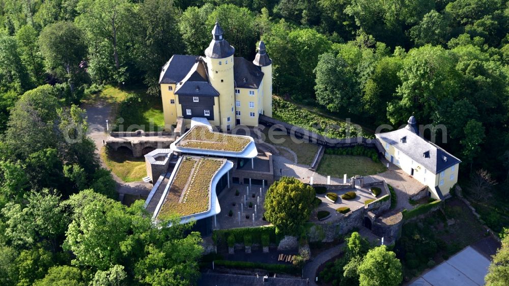 Aerial image Nümbrecht - Homburg Castle in Nuembrecht in the state North Rhine-Westphalia, Germany