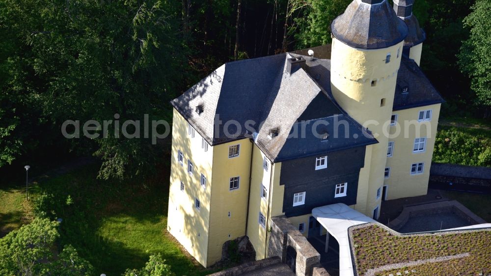 Aerial photograph Nümbrecht - Homburg Castle in Nuembrecht in the state North Rhine-Westphalia, Germany