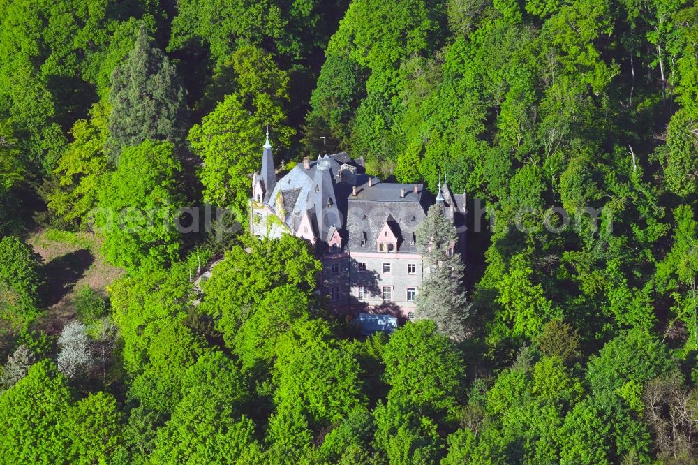 Morungen from the bird's eye view: Castle of Neu-Morungen in Morungen in the state Saxony-Anhalt, Germany