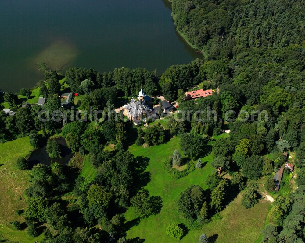 Aerial image Seedorf - Palace on Schlossstrasse in Seedorf in the state Schleswig-Holstein, Germany