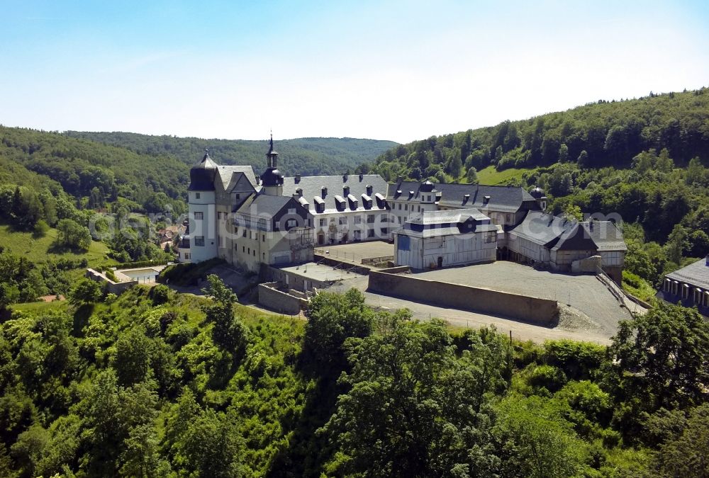 Südharz OT Stolberg from the bird's eye view: View of the castle Stolberg in the municipality of Suedharz in the state Saxony-Anhalt