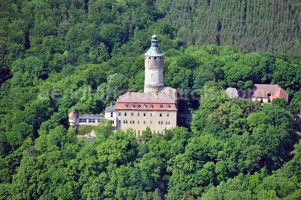 Aerial photograph Tonndorf - Castle Tonndorf in the town of Tonndorf in Thuringia