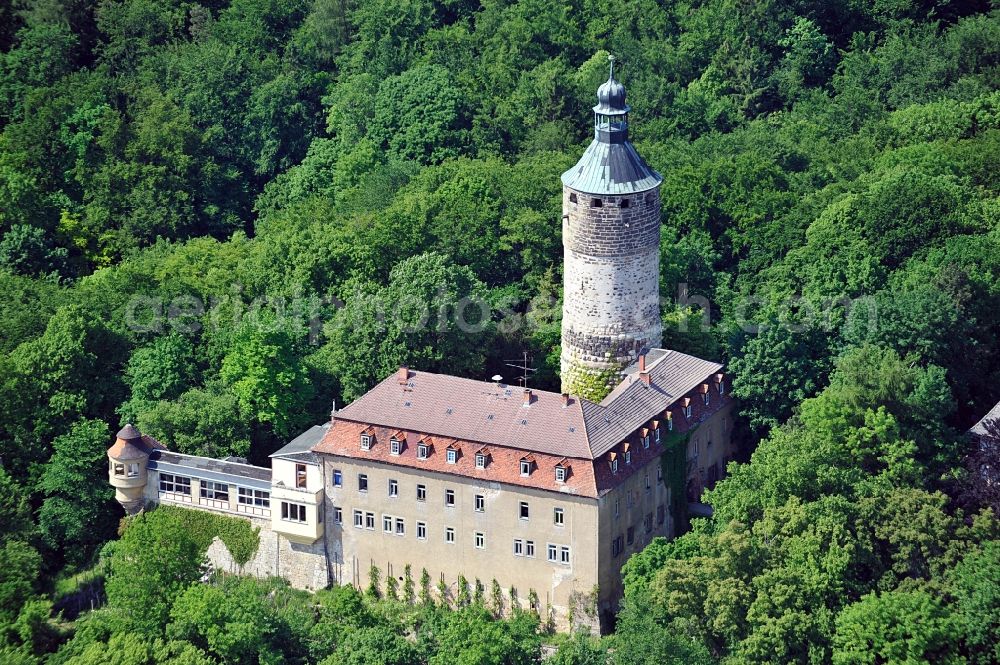 Aerial image Tonndorf - Castle Tonndorf in the town of Tonndorf in Thuringia