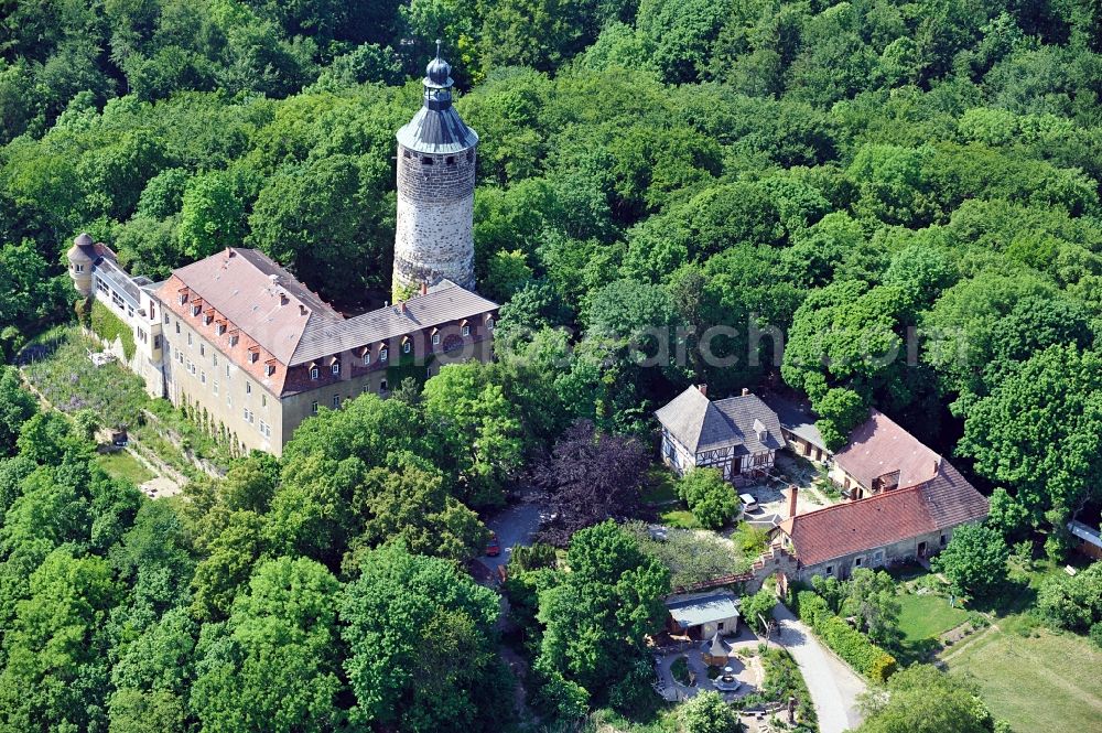 Aerial photograph Tonndorf - Castle Tonndorf in the town of Tonndorf in Thuringia