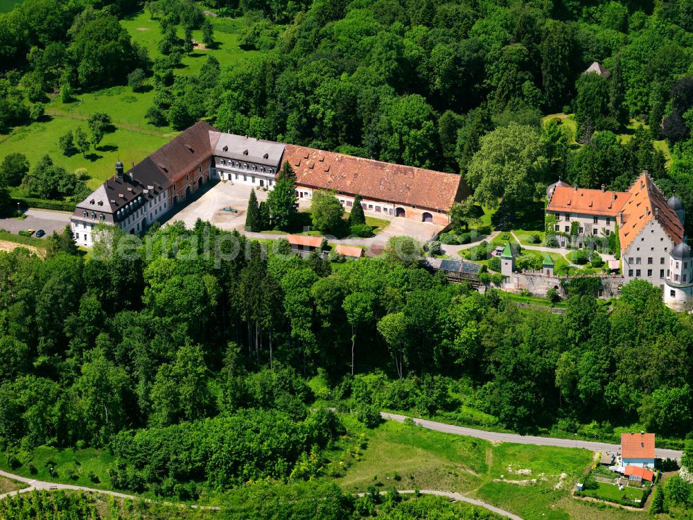 Warthausen from the bird's eye view: Palace in Warthausen in the state Baden-Wuerttemberg, Germany