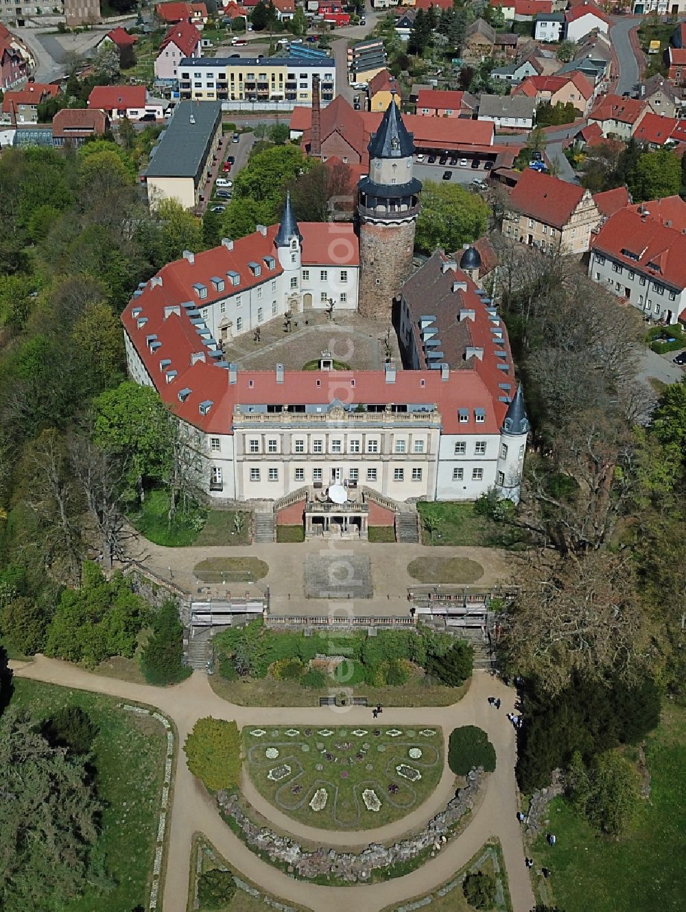 Aerial photograph Wiesenburg/Mark - Wiesenburg Castle in the High Flaeming in Brandenburg