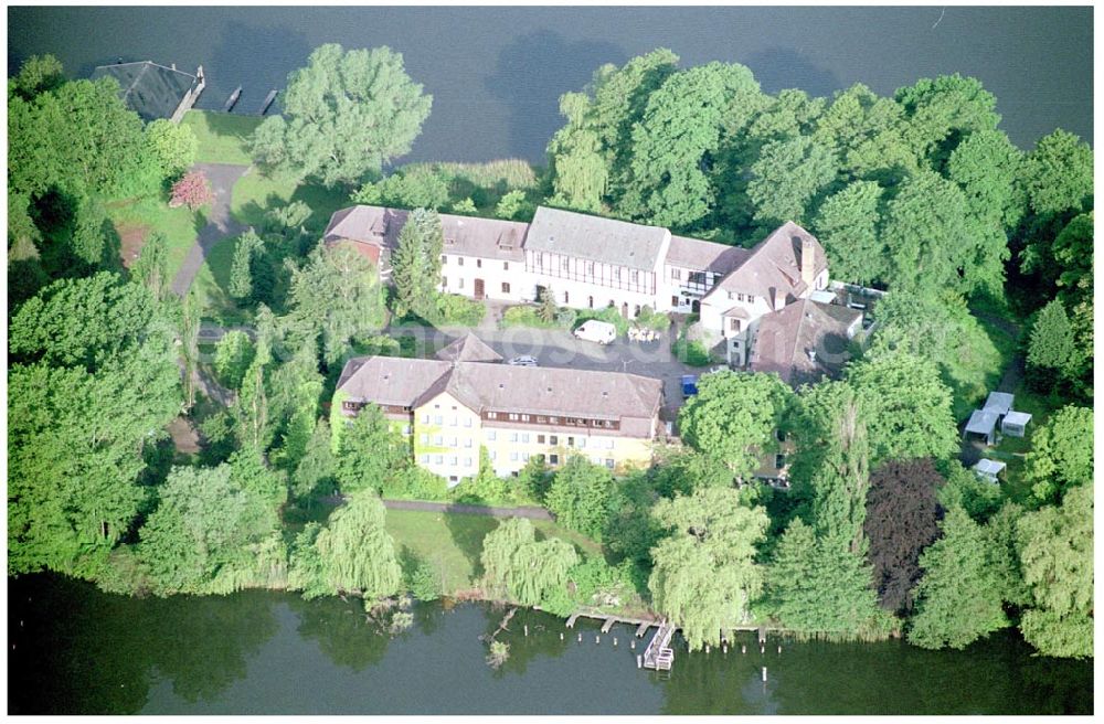 Aerial image Teupitz / BRB - Schlosshotel Teupitz Kirchstrasse 8 15755 Teupitz Tel.: 033766-600 Fax: 033766-604 55; E-Mail:info@schlosshotel-teupitz.de