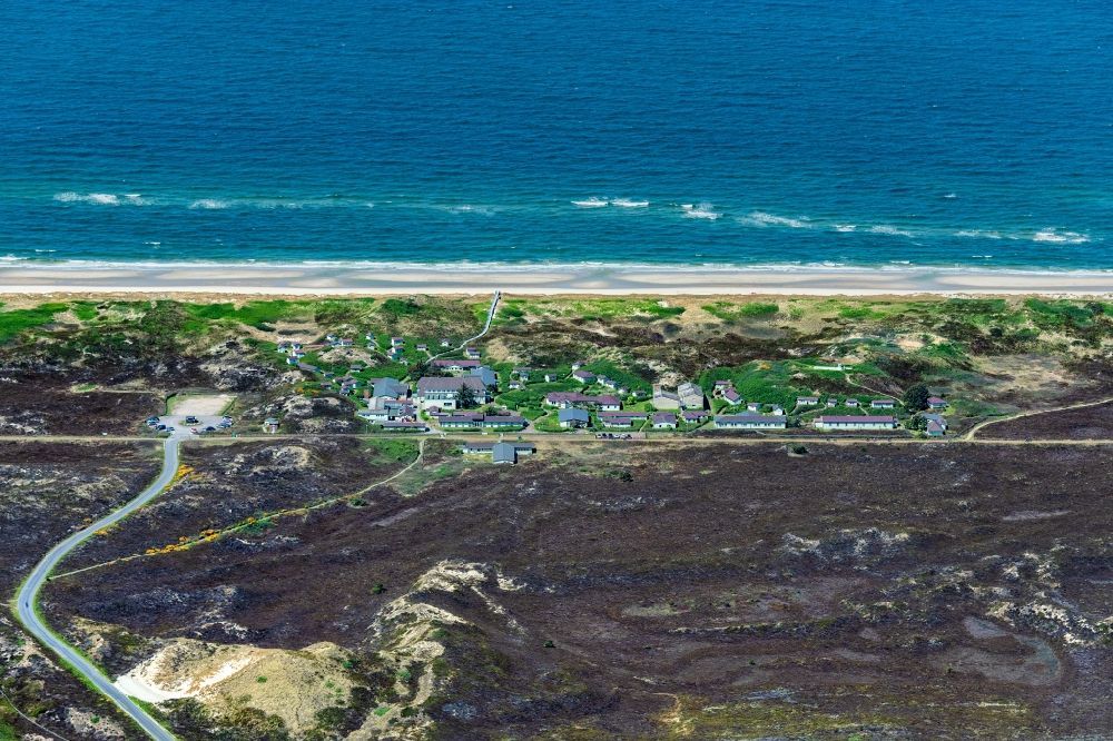 Aerial photograph List - School building of the Akademie on Meer in List at the island Sylt in the state Schleswig-Holstein, Germany