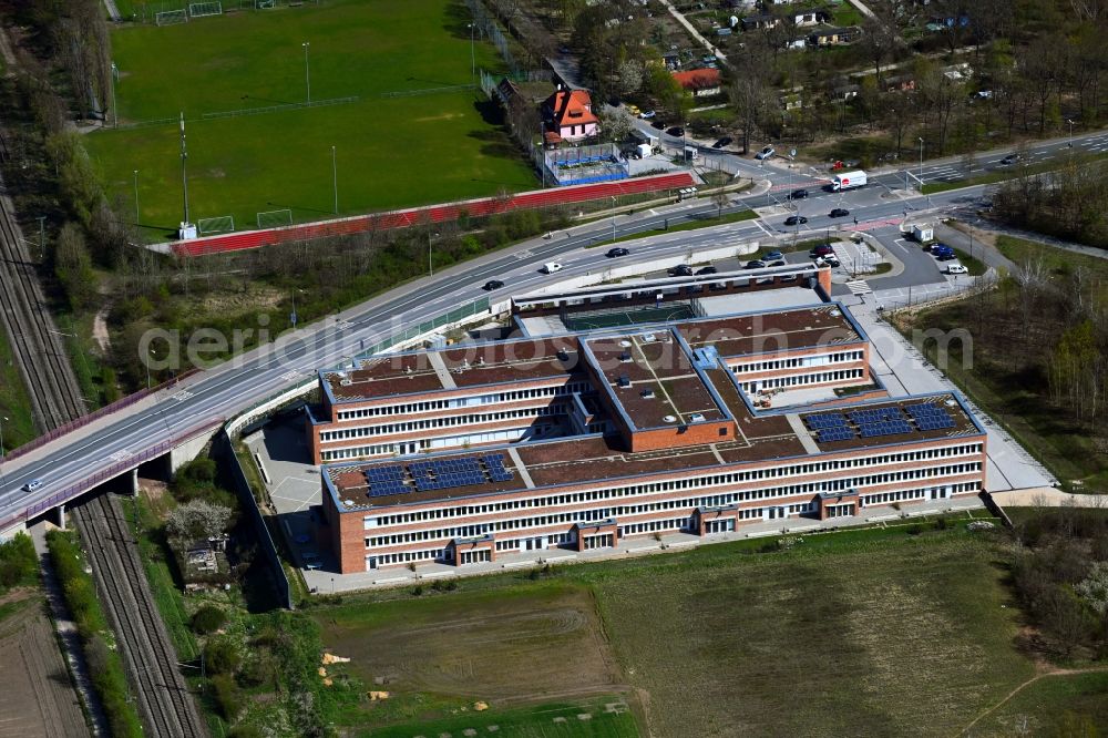 Aerial photograph Nürnberg - School building of the FOS 2 Nuernberg in the district Gaismannshof in Nuremberg in the state Bavaria, Germany