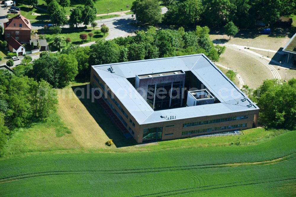 Aerial photograph Crivitz - School building of the Gymnasiums in Crivitz in the state Mecklenburg - Western Pomerania, Germany