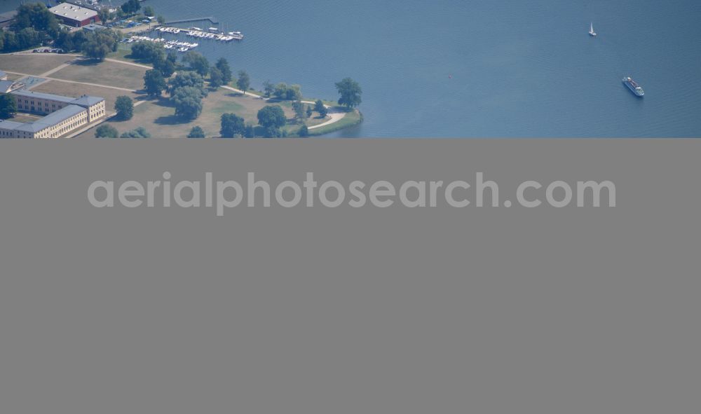 Aerial photograph Schwerin - Schwerin Castle in the state capital of Mecklenburg-Western Pomerania