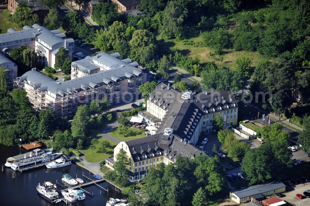 Aerial photograph Zeuthen - Seaside hotel Zeuthen in the state Brandenburg