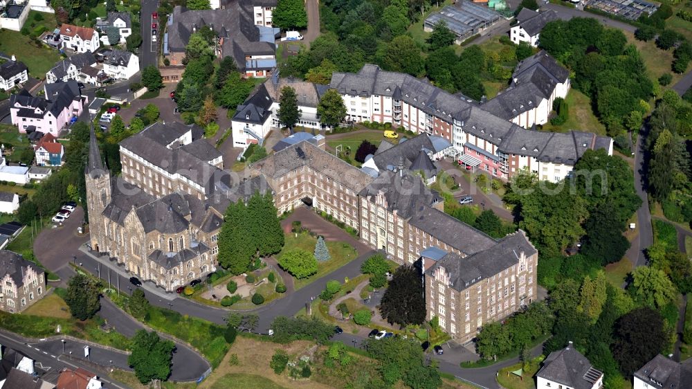 Aerial image Hausen (Wied) - Retirement home St. Josefshaus in Hausen (Wied) in the state Rhineland-Palatinate, Germany