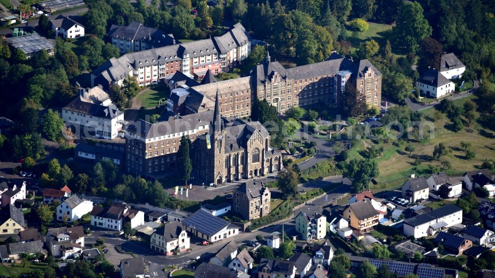Aerial image Hausen (Wied) - Retirement home St. Josefshaus in Hausen (Wied) in the state Rhineland-Palatinate, Germany