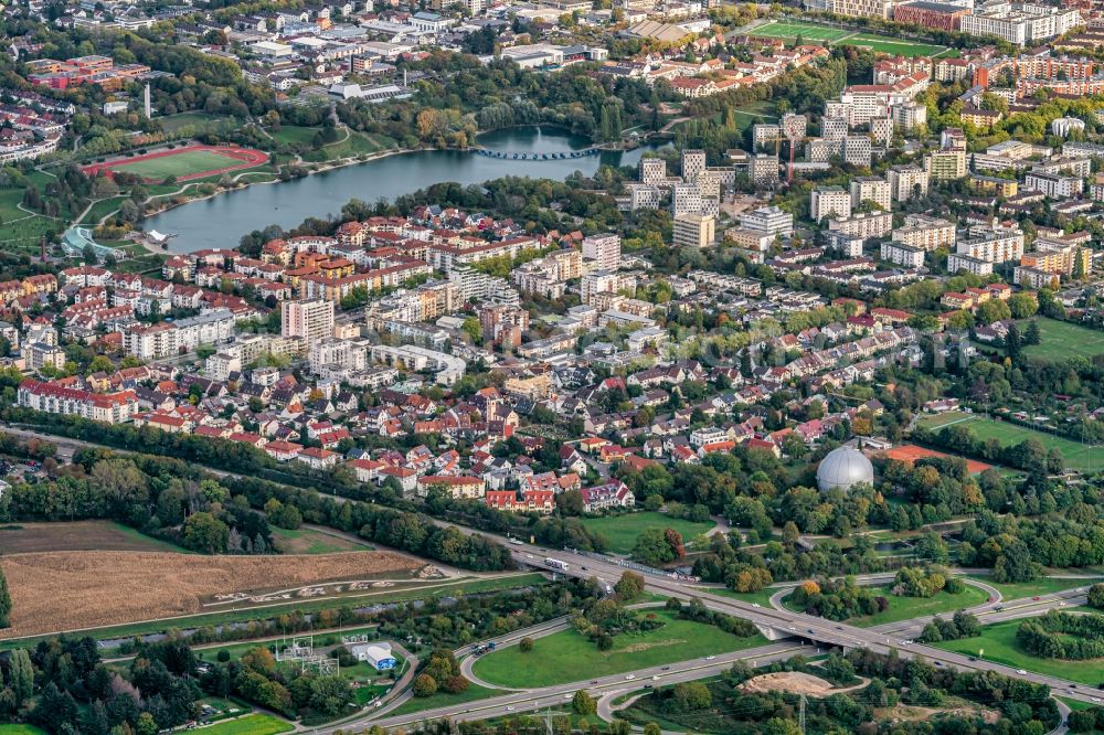 Aerial image Betzenhausen - The district Betzenhausen in Betzenhausen in the state Baden-Wuerttemberg, Germany