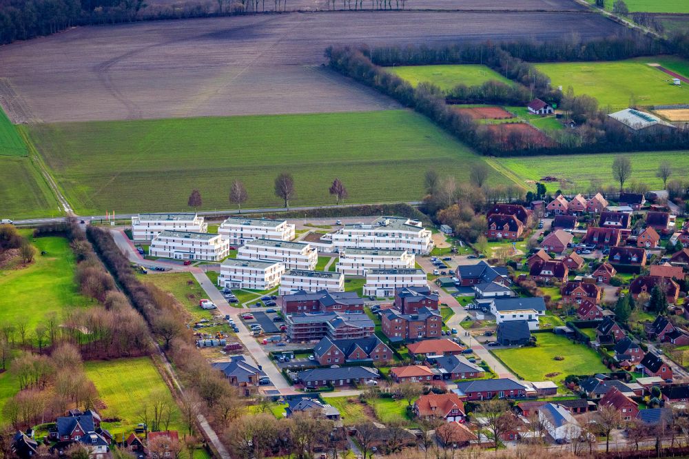 Aerial photograph Fredenbeck - The district Convivo Park in Fredenbeck in the state Lower Saxony, Germany