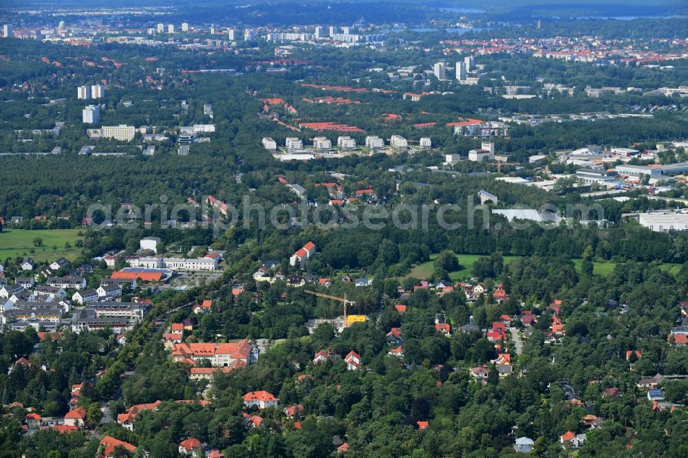 Nuthetal from above - The district in the district Bergholz-Rehbruecke in Nuthetal in the state Brandenburg, Germany