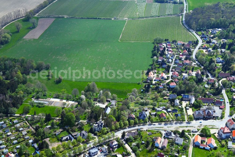 Görlitz from above - The district in the district Rauschwalde in Goerlitz in the state Saxony, Germany
