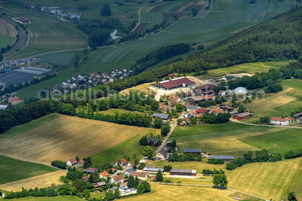 Aerial image Rietheim-Weilheim - The district Am Russberg in Rietheim-Weilheim in the state Baden-Wuerttemberg, Germany