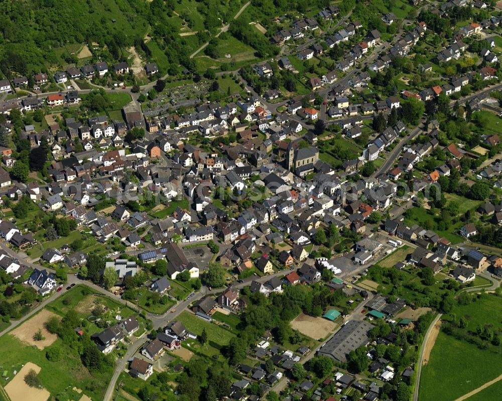 Sinzig from above - Sinzig in Rhineland-Palatinate