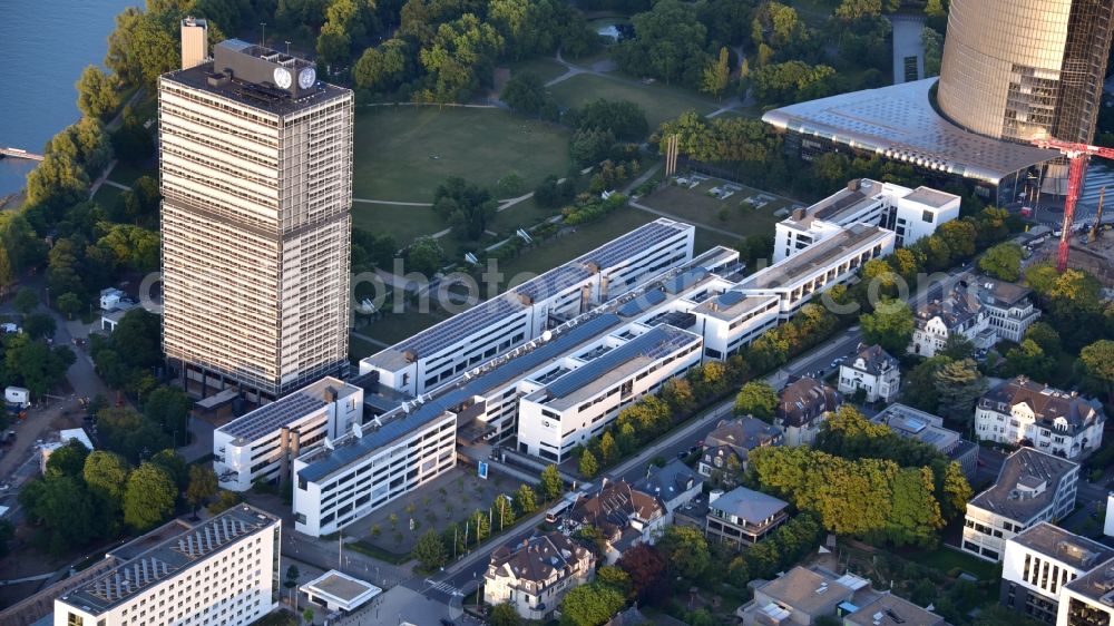 Aerial photograph Bonn - Deutsche Welle Headquarters in Bonn in the state North Rhine-Westphalia, Germany