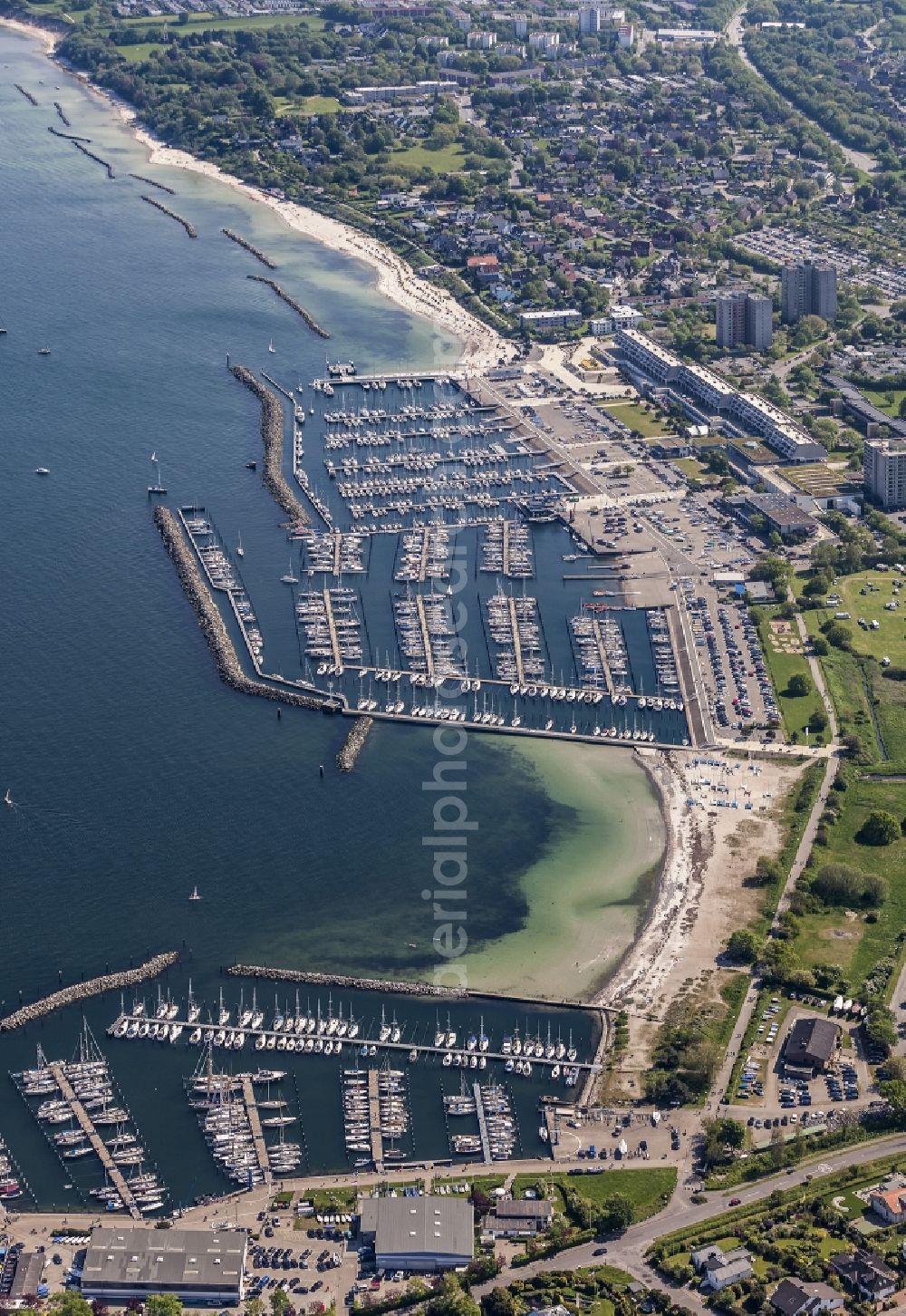 Aerial photograph Strande - Marinas Schilksee and Strande in Kiel in Schleswig-Holstein