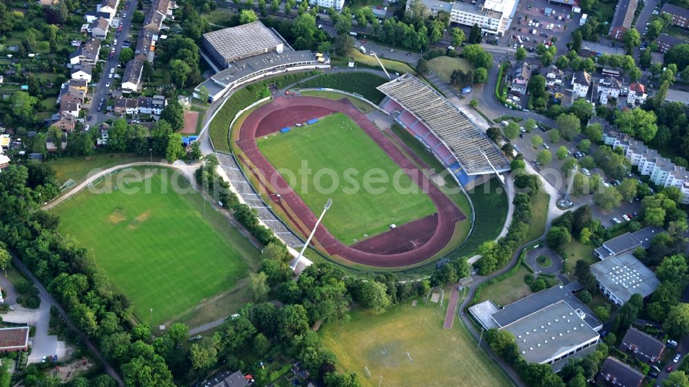Bonn from the bird's eye view: Sports park north in Bonn in the state North Rhine-Westphalia, Germany