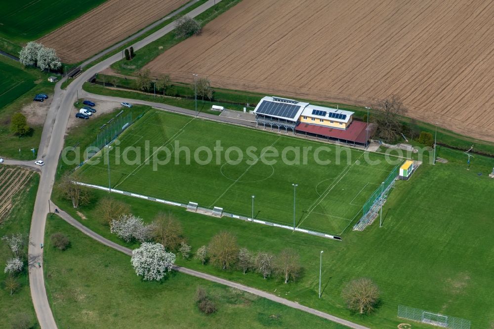 Aerial photograph Kappel-Grafenhausen - Sports grounds and football pitch Grafenhausen in Kappel-Grafenhausen in the state Baden-Wuerttemberg, Germany