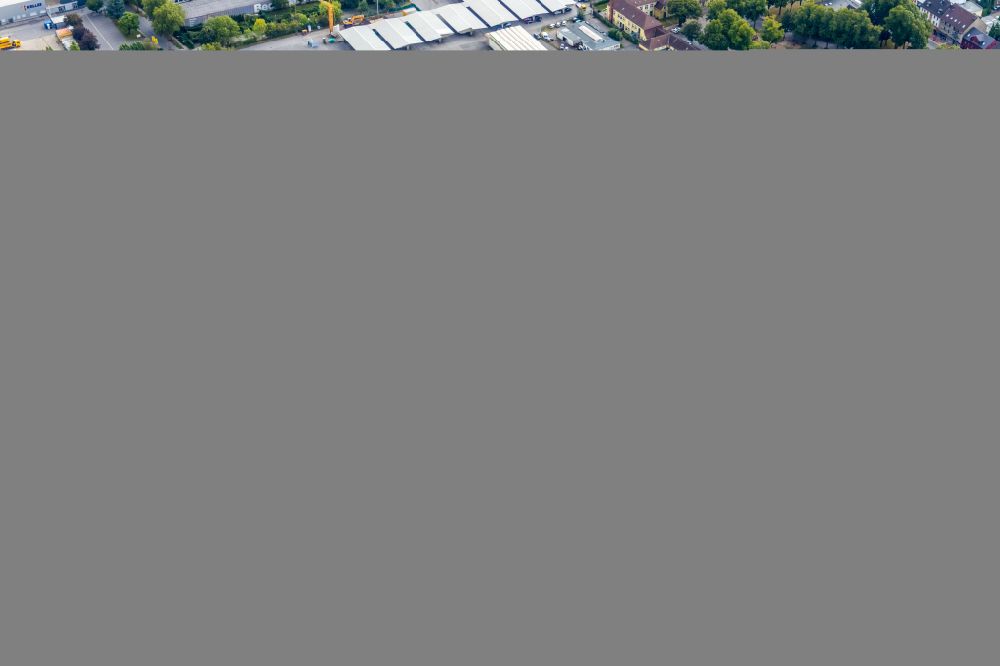 Aerial image Bochum - Sports grounds and football pitch in the district Suedfeldmarkt in Bochum at Ruhrgebiet in the state North Rhine-Westphalia, Germany