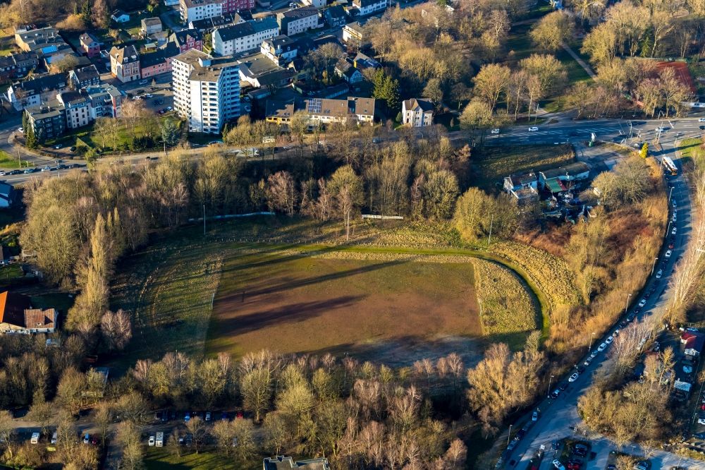 Aerial image Schwelm - Sports grounds and football pitch of VfB Schwelm e.V. Am Alten Schacht in Schwelm in the state North Rhine-Westphalia, Germany