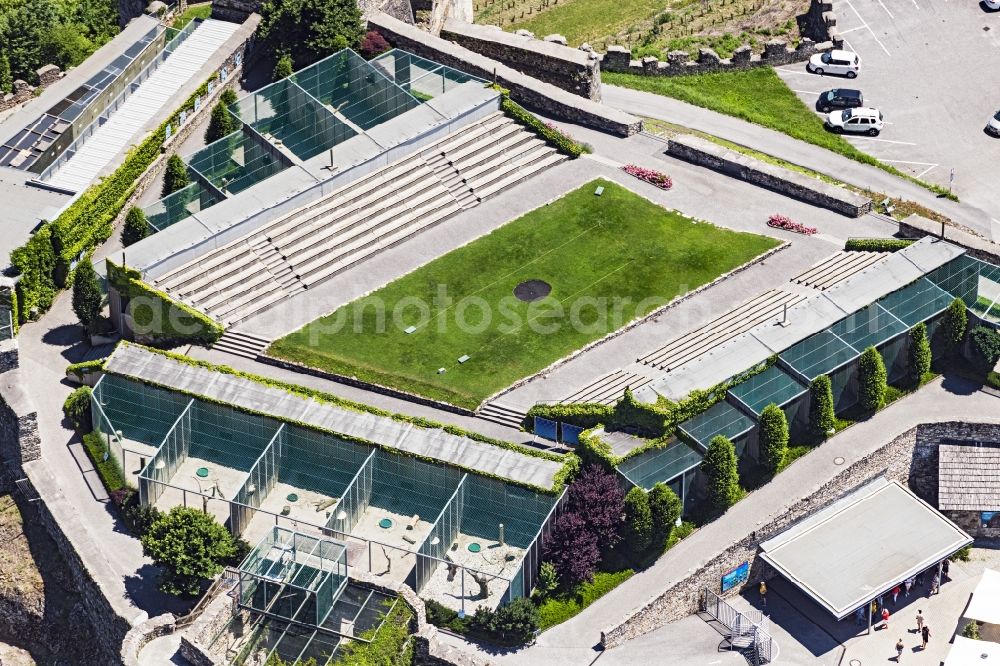 Gratschach from the bird's eye view: Sports facility grounds of the Arena stadium in Gratschach in Kaernten, Austria