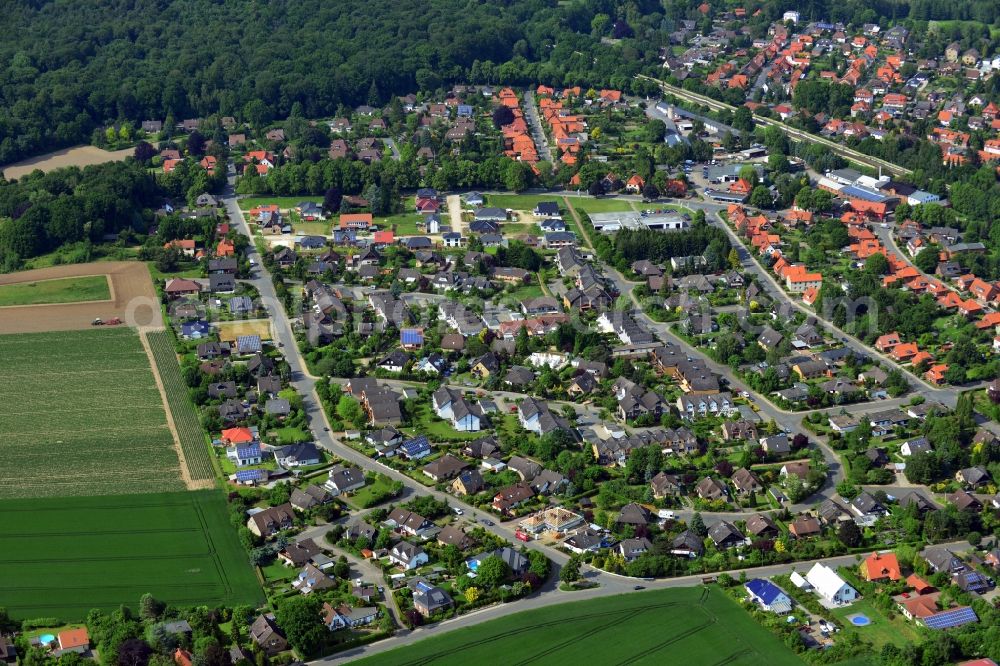 Bad Bevensen from above - City view of Bad Bevensen in the state Lower Saxony