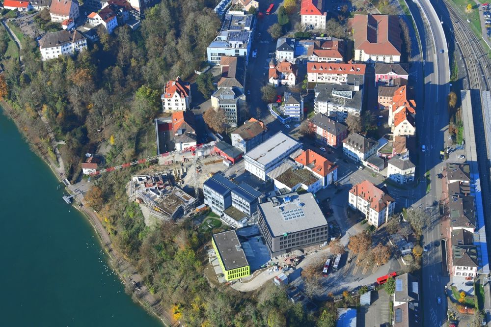 Waldshut-Tiengen from the bird's eye view: City view in the area of a