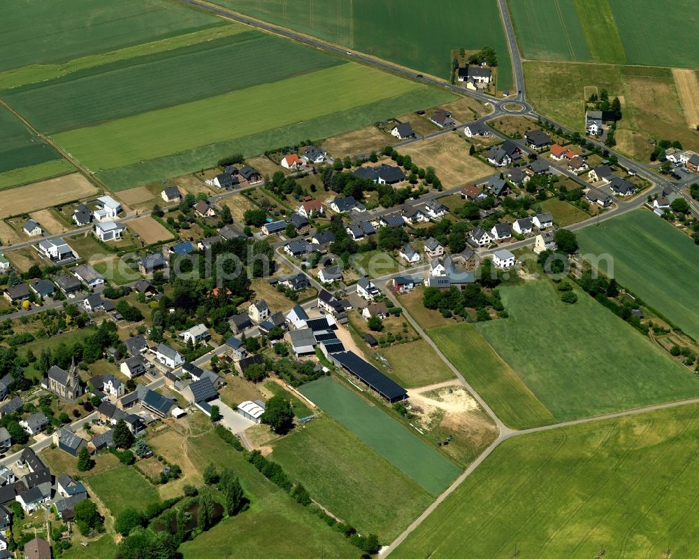 Aerial photograph Binningen - Cityscape of Binningen in Rhineland-Palatinate
