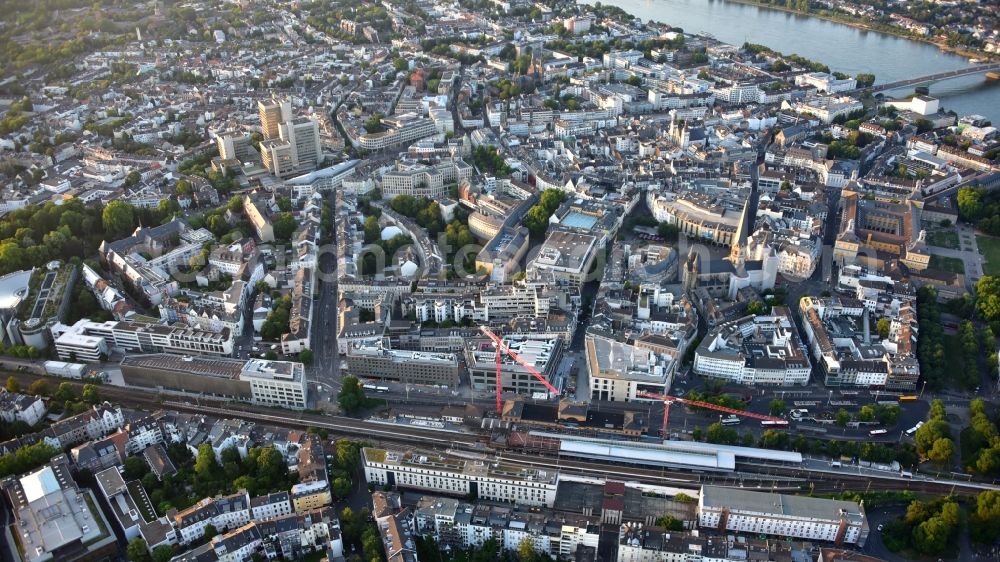 Aerial image Bonn - City view of Bonn in the state North Rhine-Westphalia, Germany