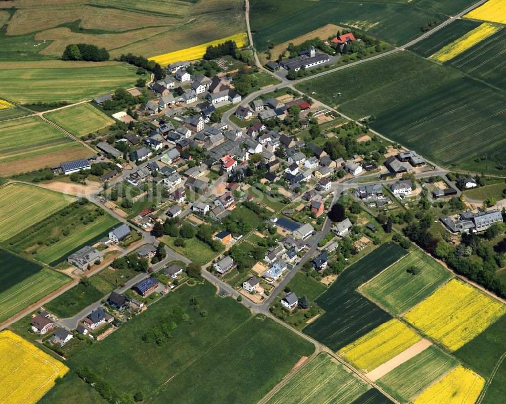 Aerial image Eschbach - City view from Eschbach in the state Rhineland-Palatinate