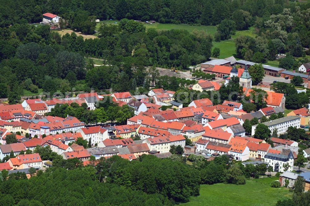 Aerial photograph Altlandsberg - City view of the city area of in Altlandsberg in the state Brandenburg, Germany