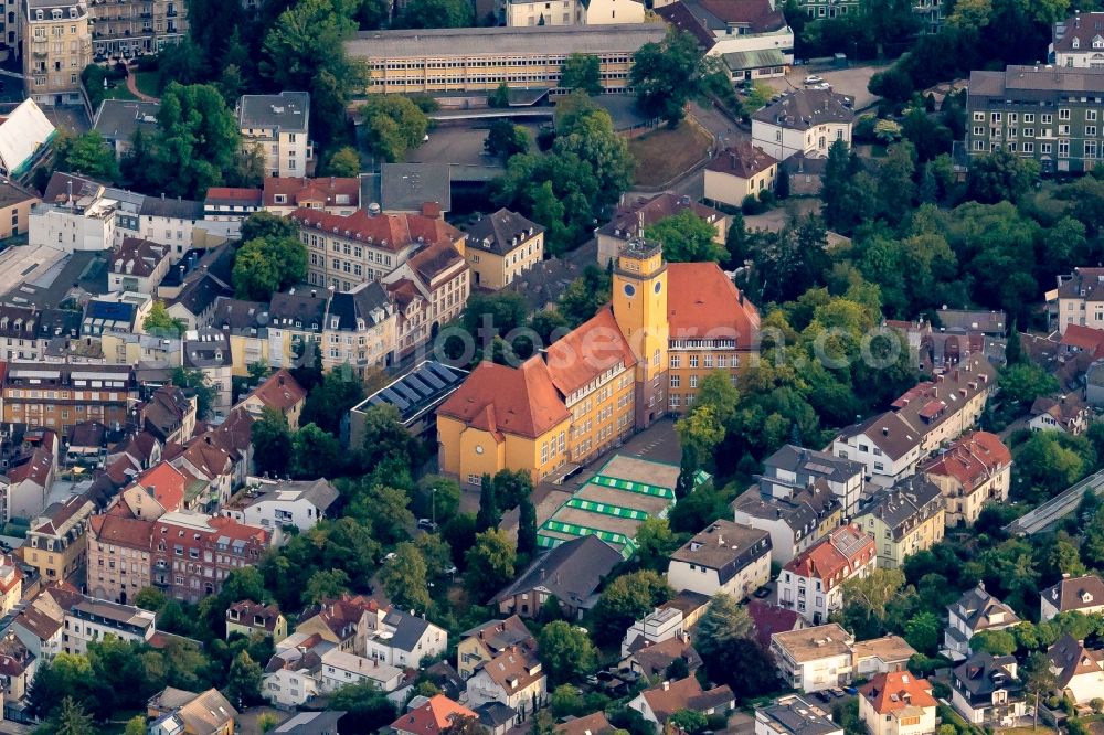 Aerial image Baden-Baden - City view of the city area of in Baden-Baden in the state Baden-Wurttemberg, Germany