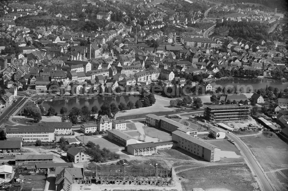 Aerial image Böblingen - City view on down town in Boeblingen in the state Baden-Wuerttemberg, Germany
