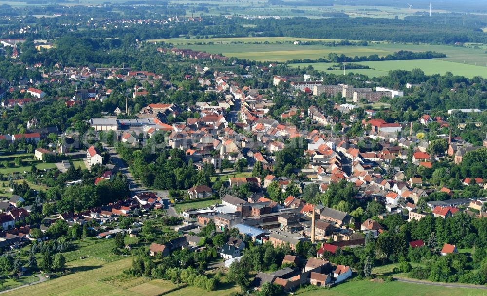 Aerial photograph Doberlug-Kirchhain - City view of the city area of in Doberlug-Kirchhain in the state Brandenburg, Germany