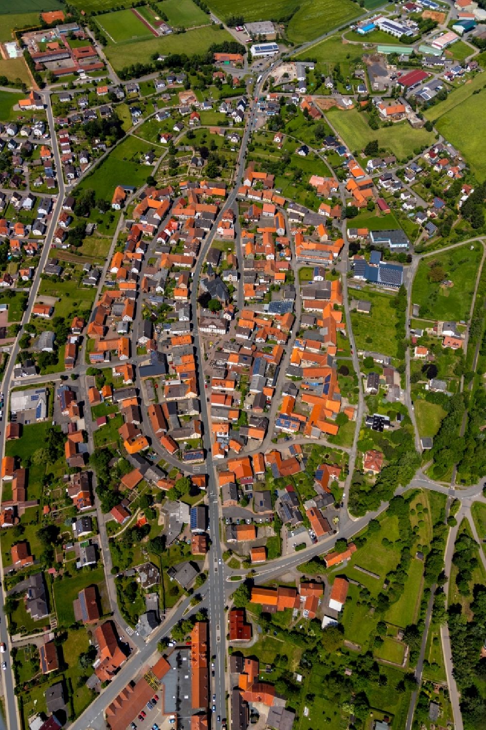 Aerial image Sachsenhausen - City view on down town in Sachsenhausen in the state Hesse, Germany