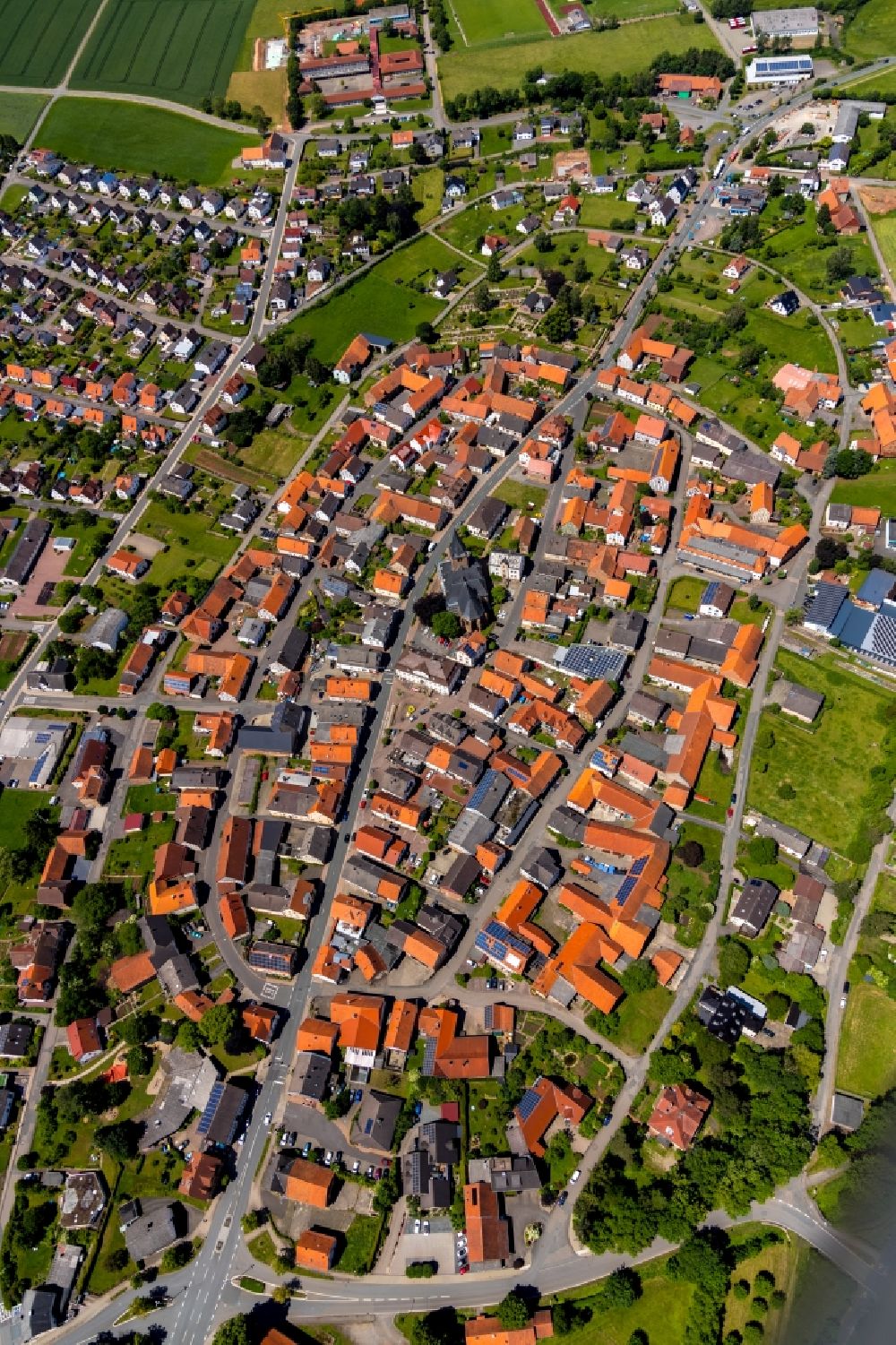 Sachsenhausen from the bird's eye view: City view on down town in Sachsenhausen in the state Hesse, Germany