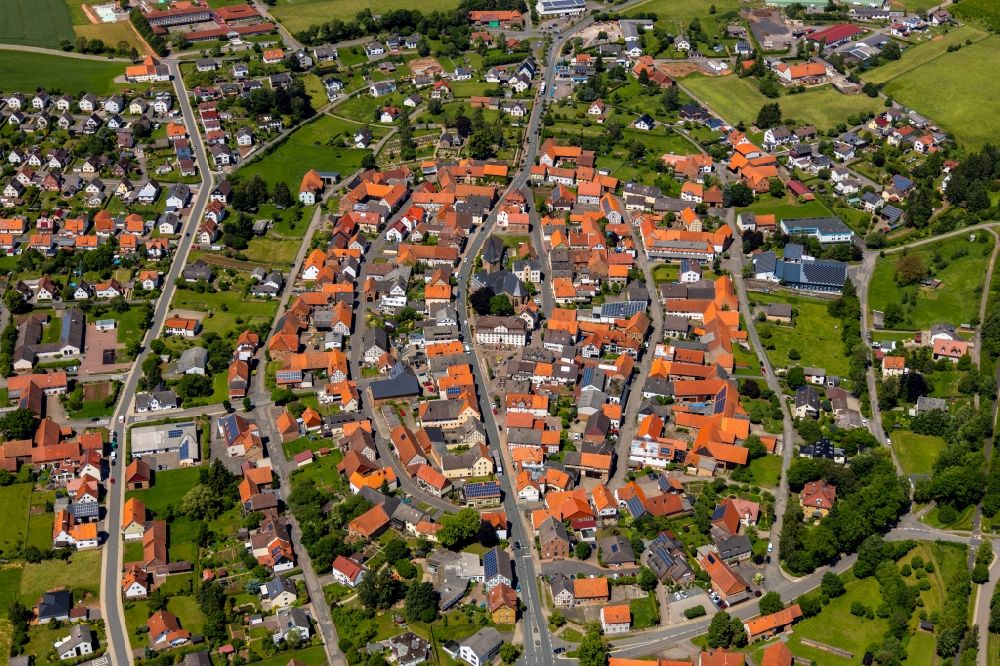 Sachsenhausen from above - City view on down town in Sachsenhausen in the state Hesse, Germany