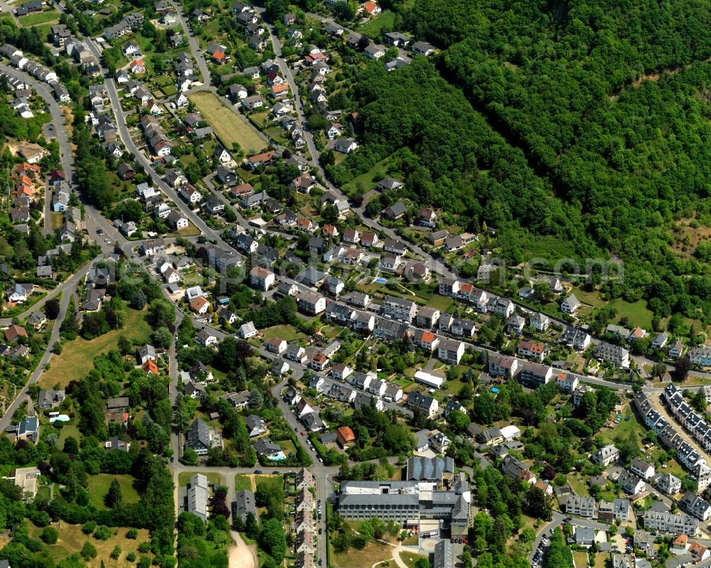 Kirn from the bird's eye view: Cityscape of Kirn in Rhineland-Palatinate