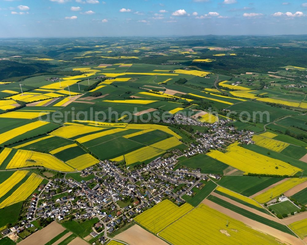 Mayen, Alzheim from above - City view from Mayen, Alzheim in the state Rhineland-Palatinate