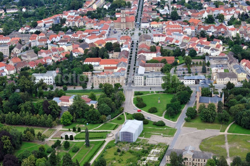 Aerial photograph Neustrelitz - City view of Neustrelitz in Mecklenburg-Western Pomerania